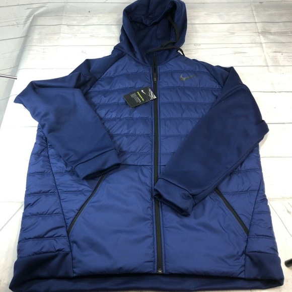 nike therma full zip winterized jacket